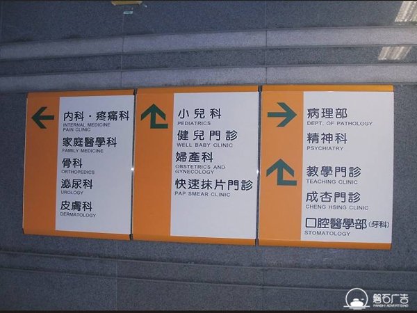 河北医院系统导视标牌公司
